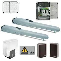 NICE WINGO 2-flügeliges Drehtor KIT Bis Zu 2 Meter Länge WINGO4024BDKCE