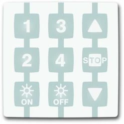 Modul Zur Steuerung Von 4 Automatiken Zum Öffnen, Stoppen Und Schließen Im Einzel- Oder Mehrgruppenmodus Und Befehl Zur Aktivierung Des Einzelsensors Code: WM004G NICE