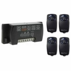 KIT EMPFÄNGER FLOX2R + 4 FERNBEDIENUNGEN FLO2R-S - NICE