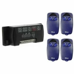 KIT EMPFÄNGER FLOX2 + 4 FERNBEDIENUNGEN FLO2 - NICE