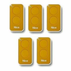 PACKUNG MIT 5 FERNBEDIENUNGEN GELB INTI2Y - NICE